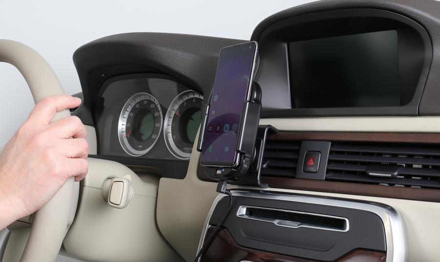 718115 Qi kabellose aktiv Halterung mit Zig-Stecker - Samsung Galaxy S10 5