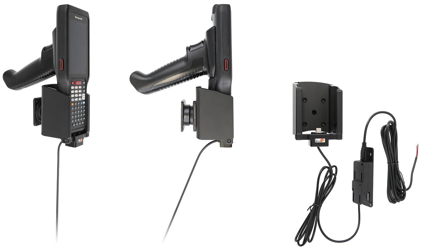 727446 Brodit Aktiv-Halterung für Honeywell CK62 zum Festanschluss, USB-C 1