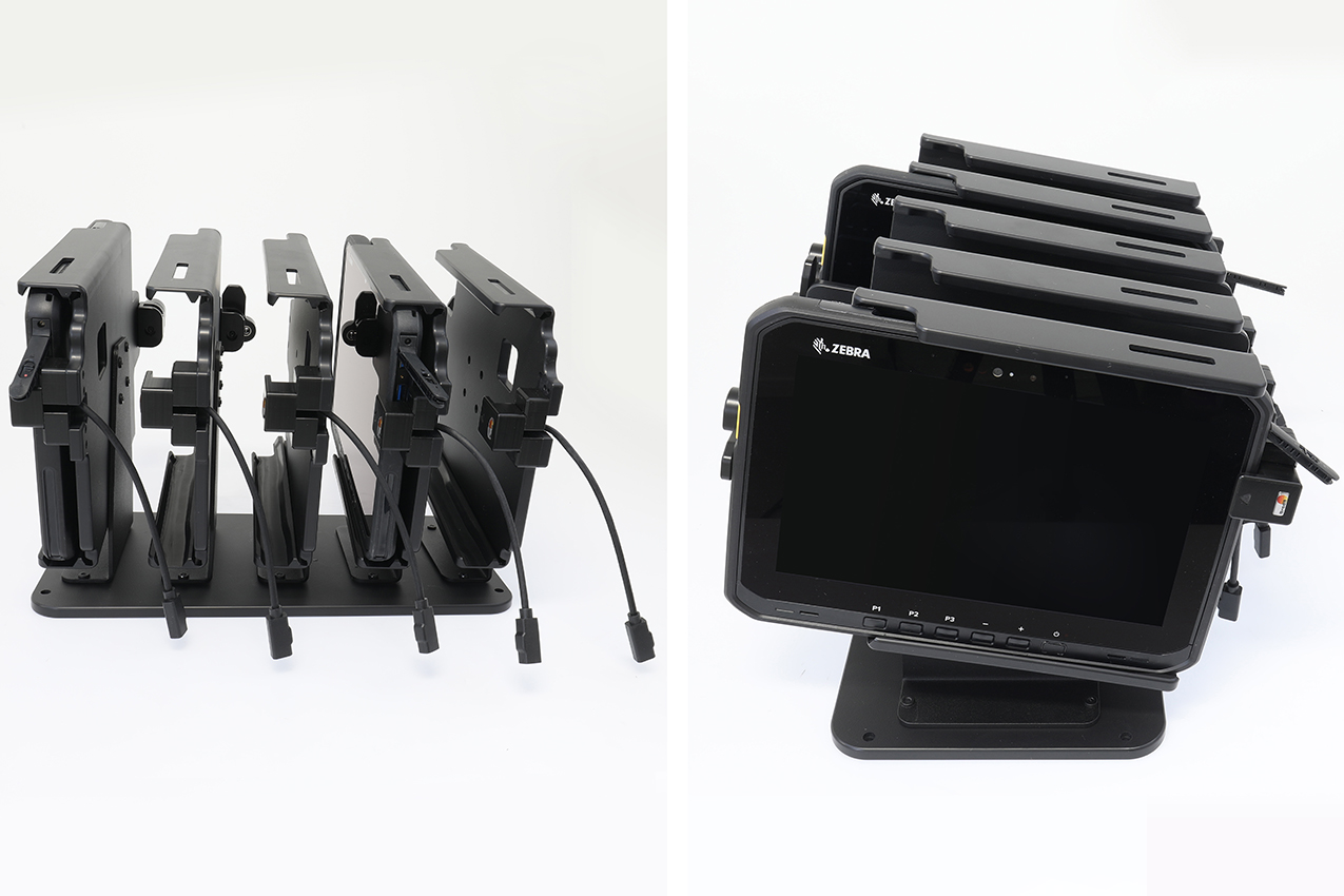 217140 Brodit 5 Wege-Tischladestation USB-C für Zebra ET60W/65W, ET60/65 Android 2
