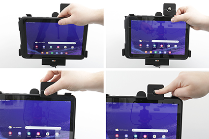 736328 Halterung für Samsung Galaxy Tab Active 4 Pro mit Ladefunktion zum Festeinbau 4