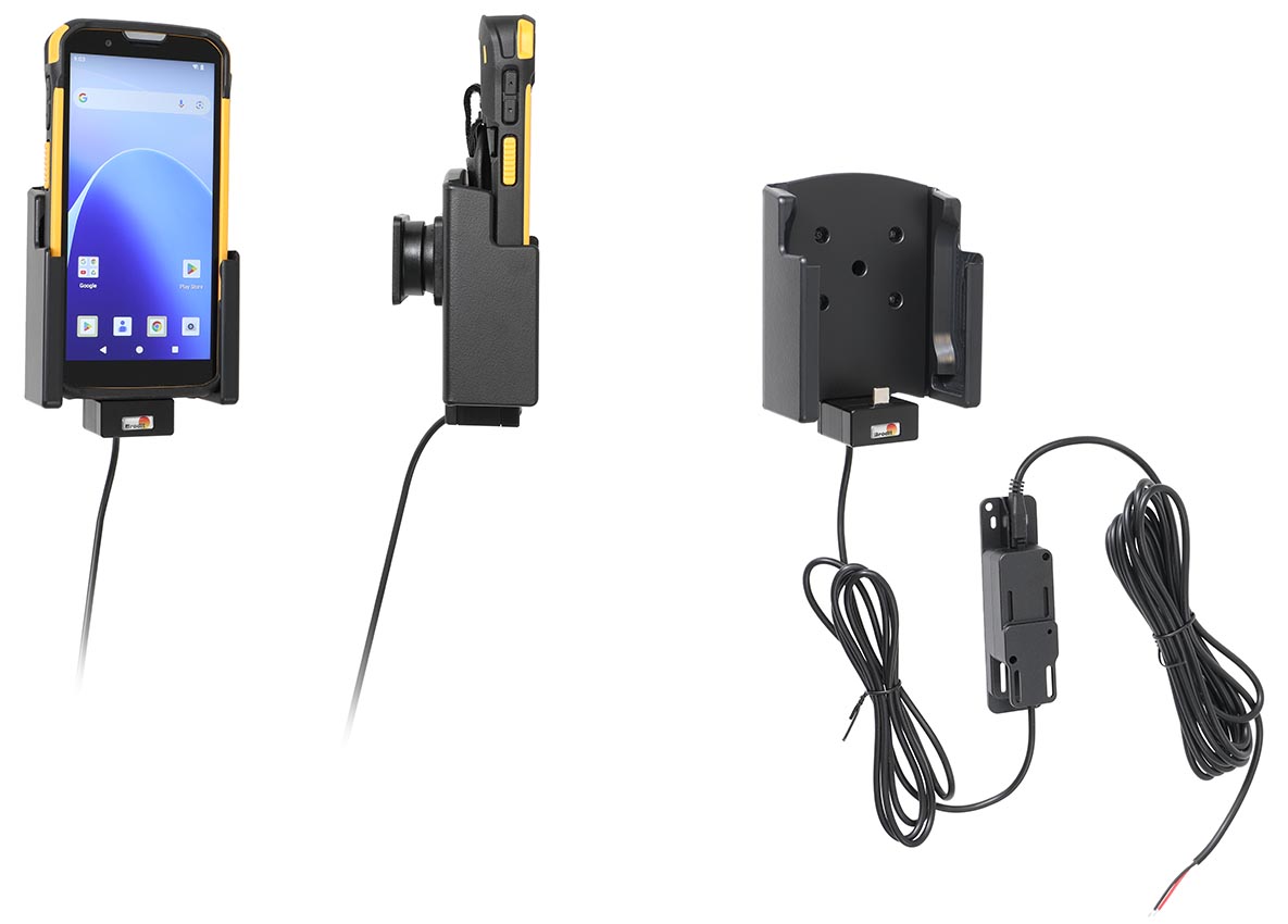 727438 Brodit Aktiv-Halterung für CipherLab RS38 - Festeinbau, USB-C 1