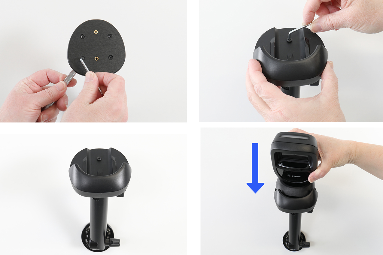 217272 Montageplatte passend zu Multi-Mount & Locking Mount für Zebra DS9308 4