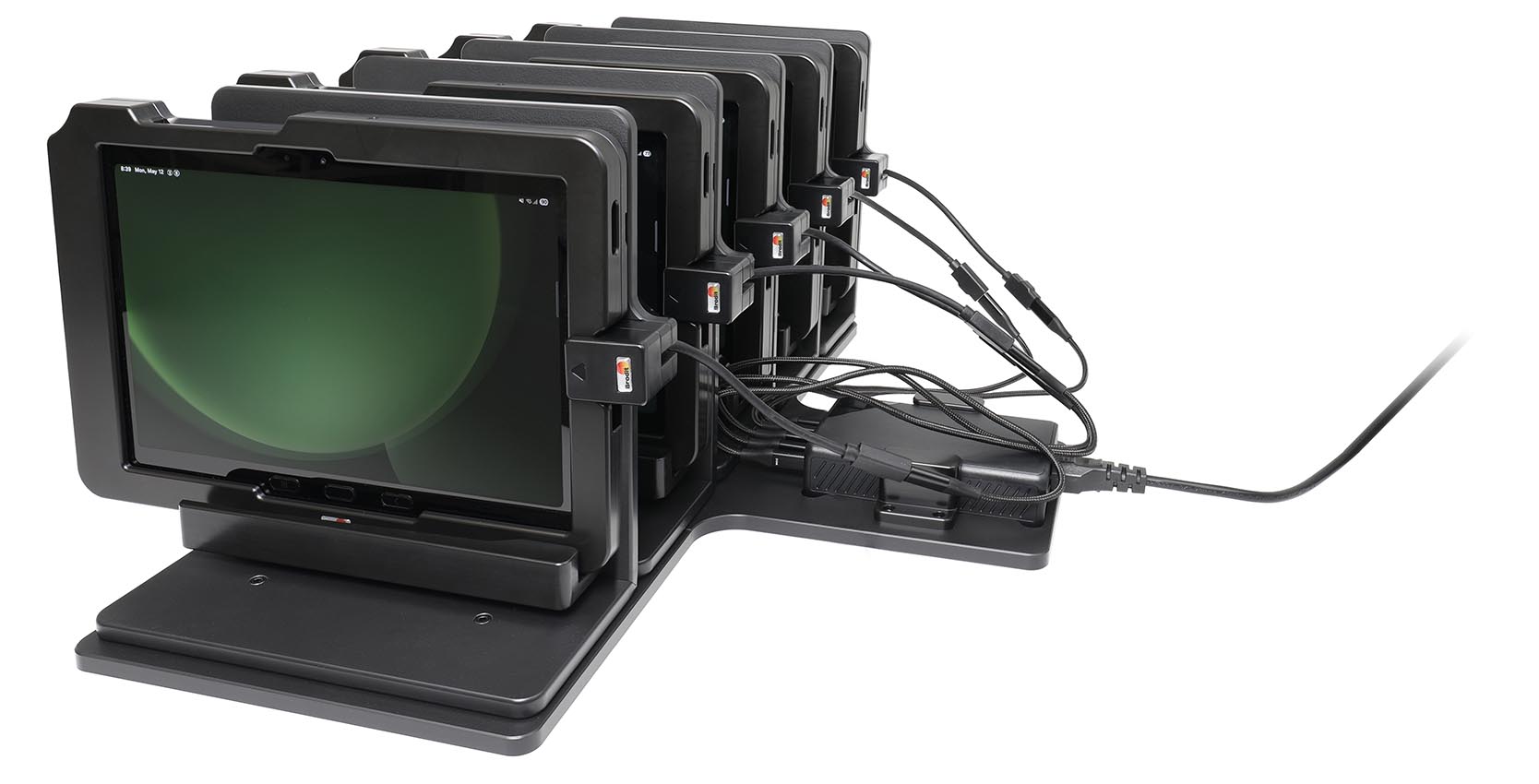 217159 Brodit ModTek 5 Wege-Tischladestation - USB-C 300W für ModTek Case mit EU-Kabel 8