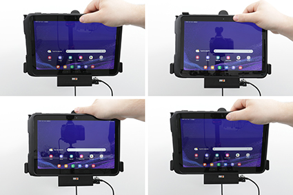 713435 Brodit Aktiv Halterung Samsung Galaxy Tab Active 5 Pro-Festeinbau, USB-A-Host 4