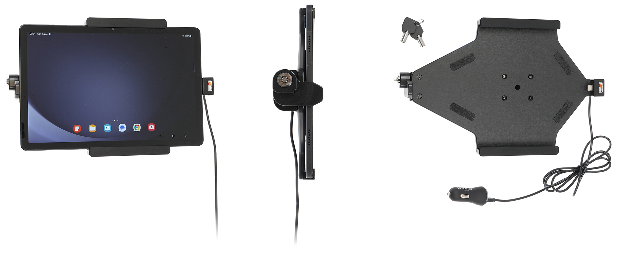 752389 Halterung mit Schlüssel-Verschluss - Samsung Galaxy Tab A9+ 11 SM-X210/SM-X215 0
