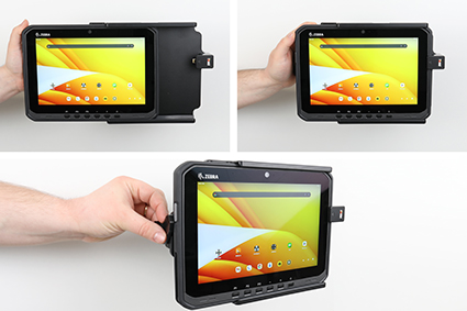 216466 Halterung für Zebra ET60/ET65 Android-Version, Feder-Verschluss, USB-C 3.1 2