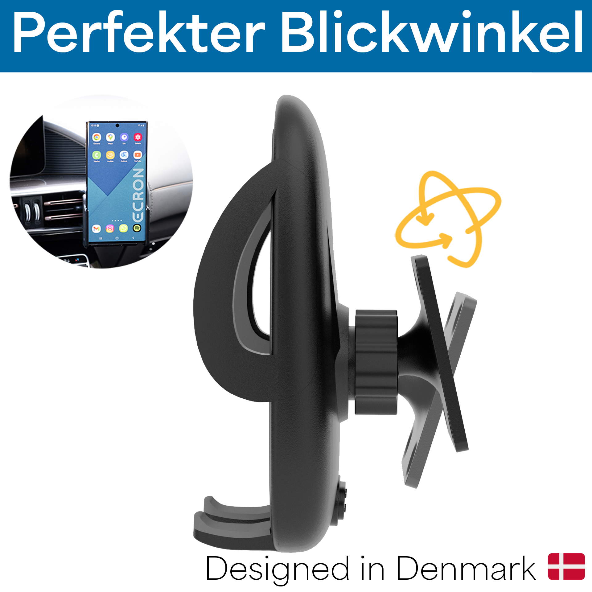 65029 Universalhalter mit Kugelgelenk für alle Smartphones 6