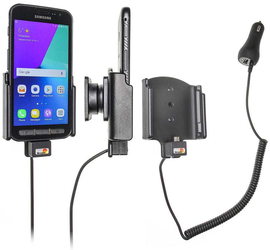 512958 Aktiv Halterung mit Zigarettenanzünder-Stecker - Samsung Galaxy Xcover 4 1