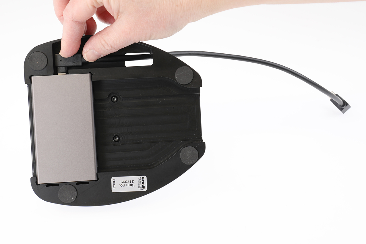 217099 Brodit Tischständer mit Uni Hub USB-C 8 in 1 für Smartphone, PDAs, u.m. 5