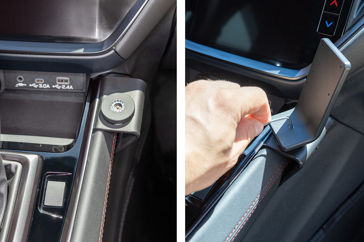 836195 Brodit ProClip für Subaru WRX - Baujahr 2022-2026, nur Automatik, Mittelkonsole 8