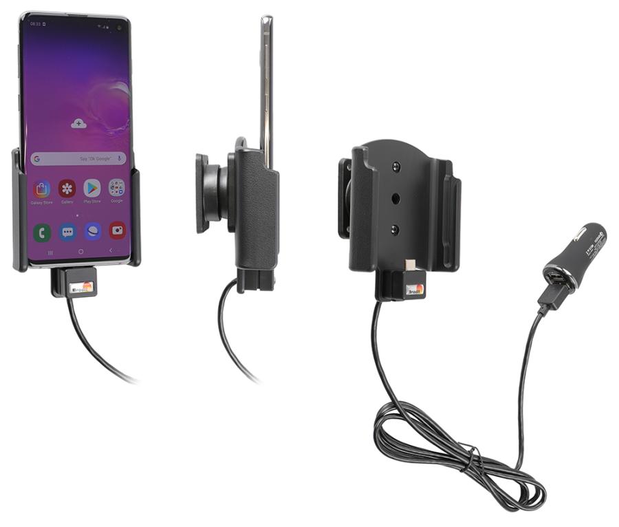 721115 Aktiv Halterung mit Zigarettenanzünder-Stecker - Samsung Galaxy S10 1