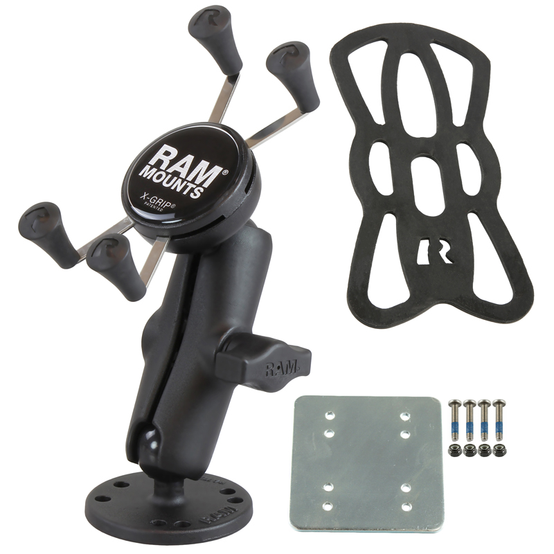 RAM-B-138-UN7-225B2U small X-Grip Schraubhalterung - Stahlgegenplatte, Round Base, B medium 2