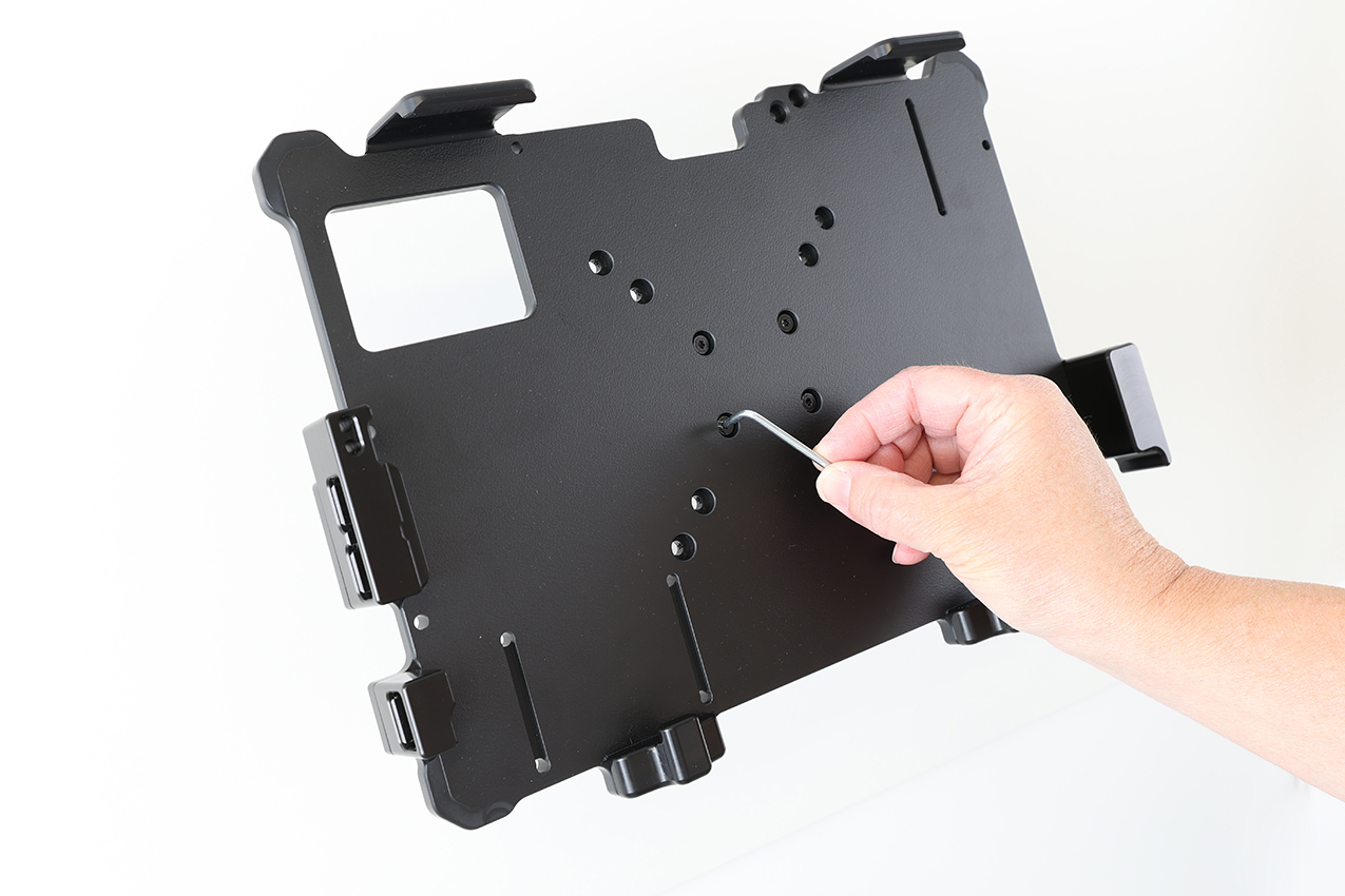 710482 Brodit Passiv Halterung für Getac F120 - Stifthalter, Kabelfixierung 4