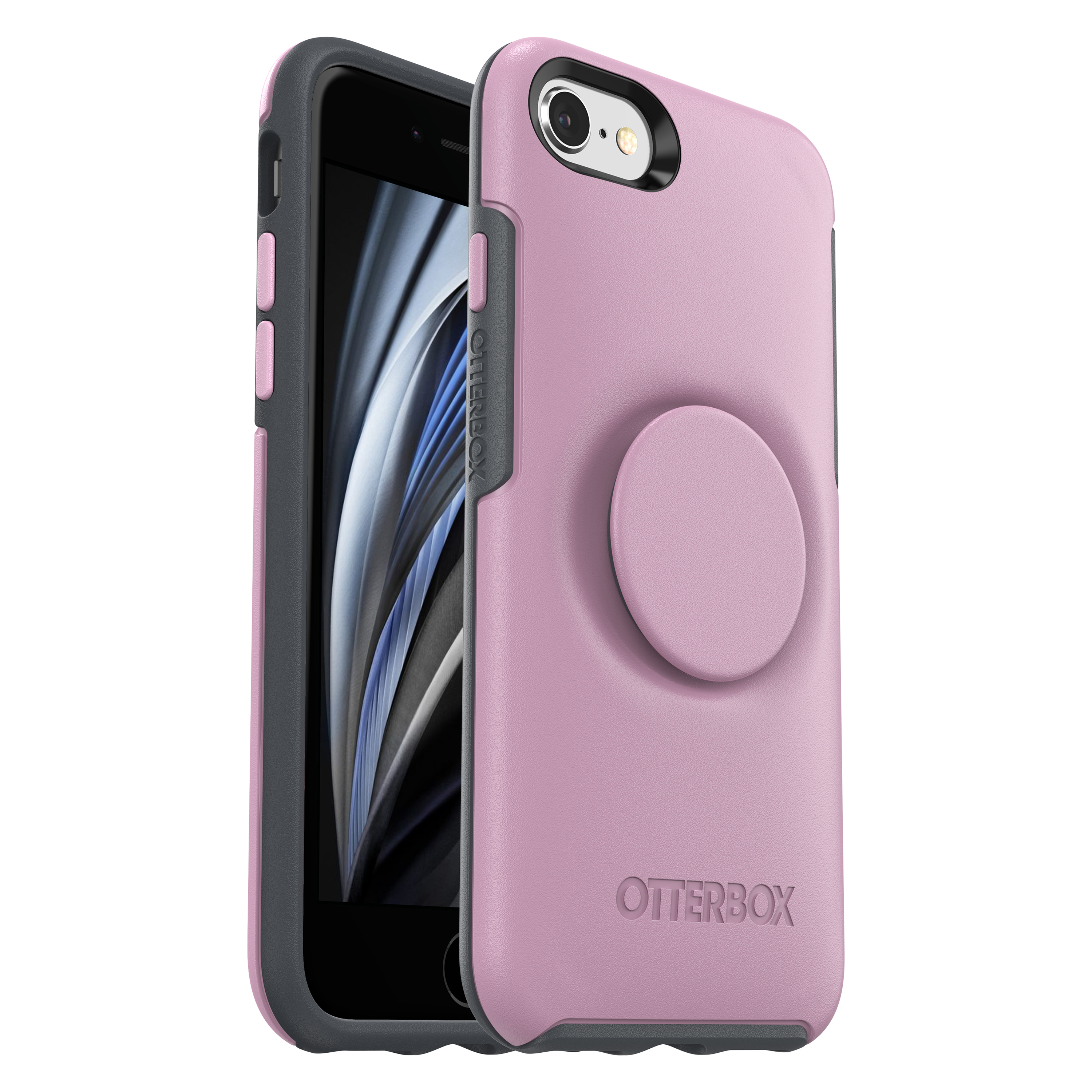 77-61657 Otter + Pop Symmetry Apple iPhone SE (3rd/2nd gen)/8/7 - Mauveolous - pink 1