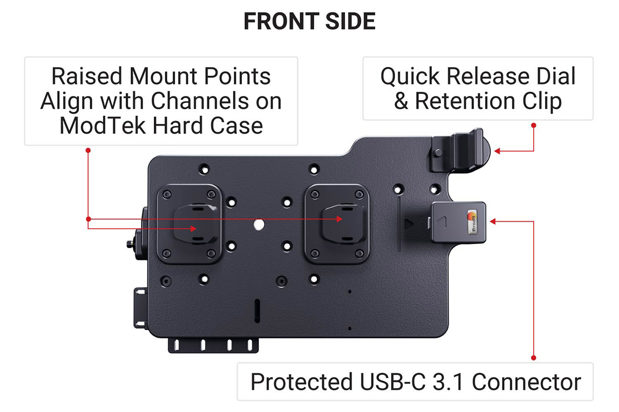 216413 ModTek Dock mit USB-Hub für Apple-Geräte (in ModTek Hard Case) 10