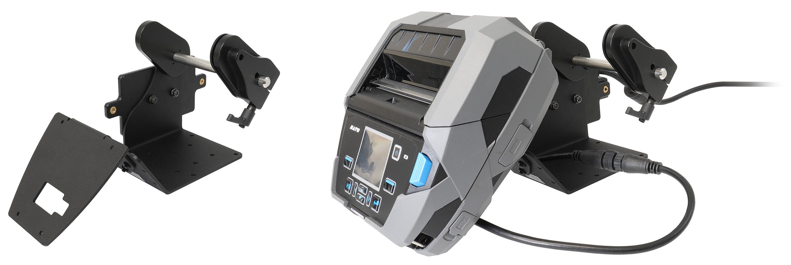 217161 Brodit Halterung für Sato PW4NX Drucker - Etikettenhalter 1
