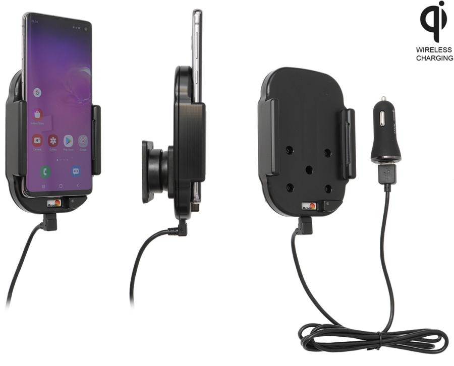 718115 Qi kabellose aktiv Halterung mit Zig-Stecker - Samsung Galaxy S10 1