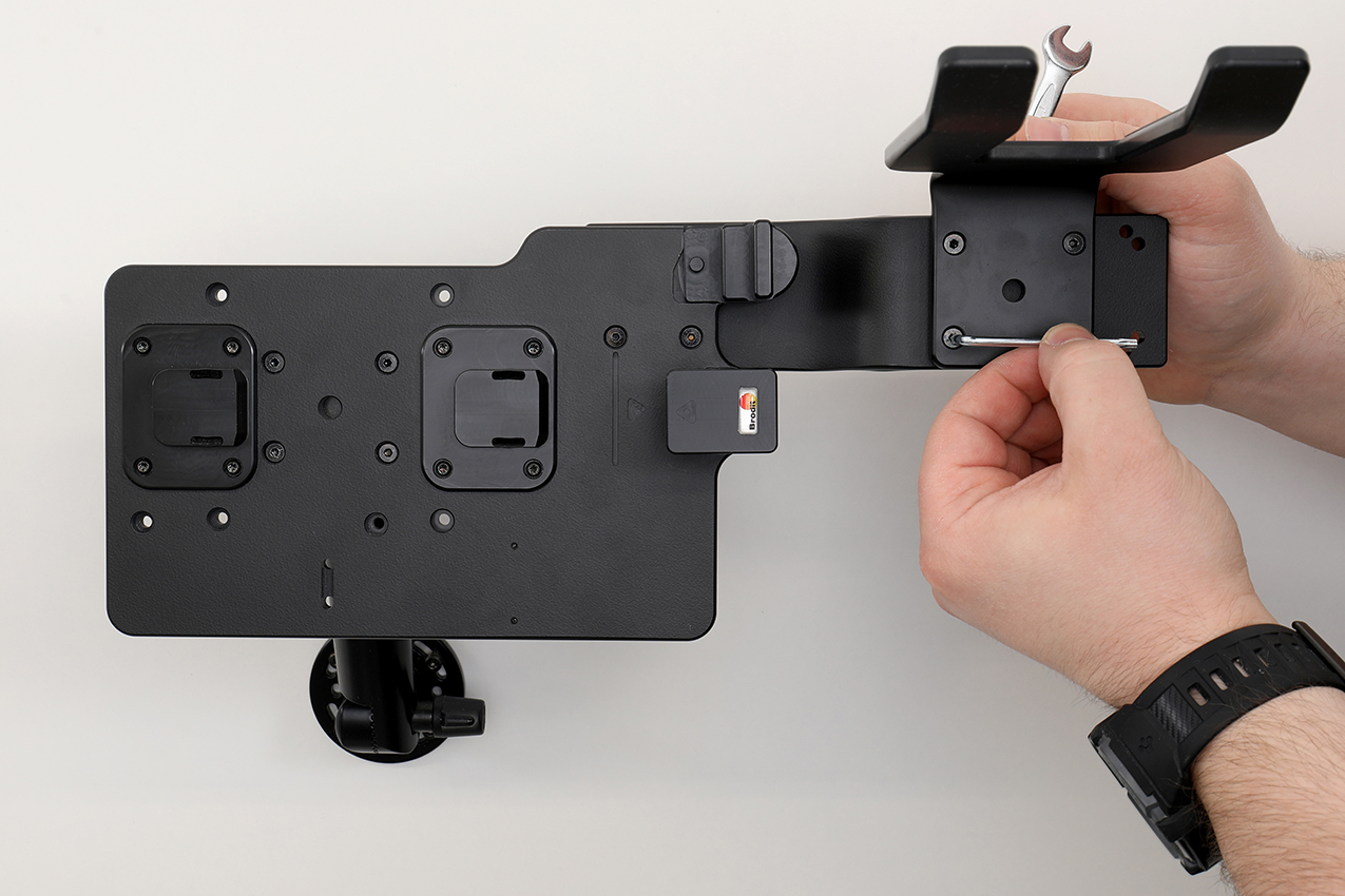 217128 Brodit Montageplatte für ModTek Dock für zusätzliches Zubehör (Scanner, ...) 4