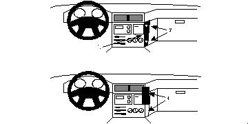 851963 ProClip - BMW 518-540/M5 E34 89-95 1