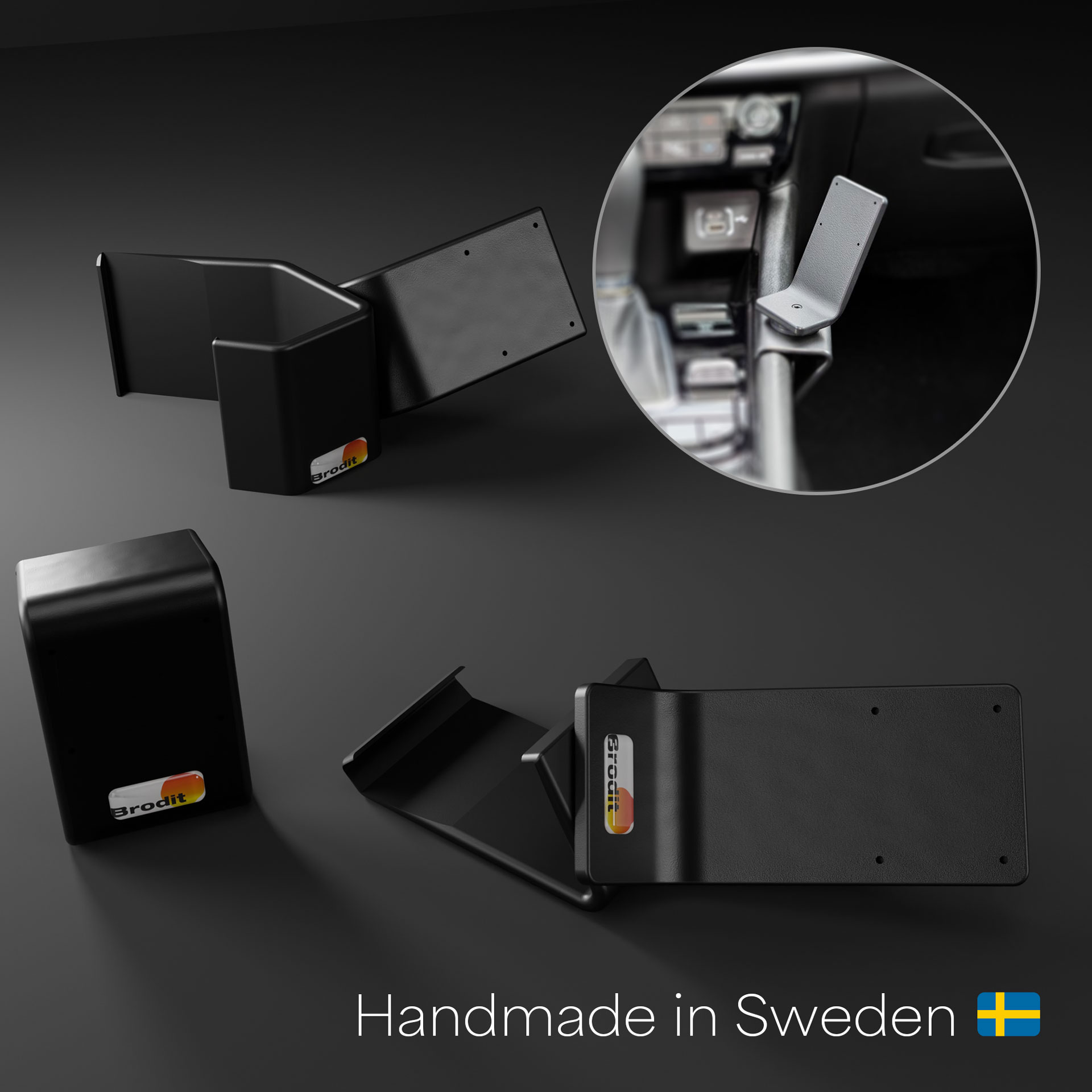 836205 Brodit ProClip für Jeep Compass - Baujahr 2022-2026, Mittelkonsole 0