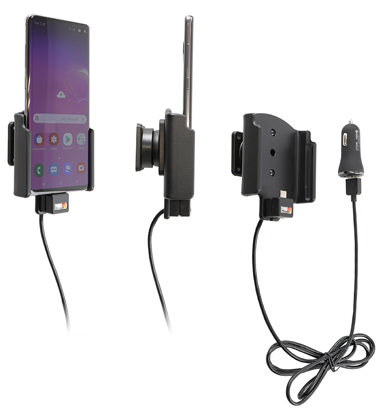 721116 Aktiv Halterung mit Zigarettenanzünder-Stecker - Samsung Galaxy S10+ 1