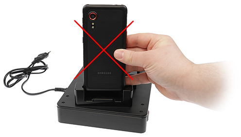 216369 Tisch Stand Multiladedock für Samsung Galaxy Xcover 5 4