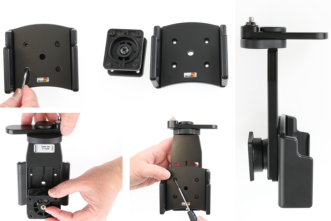 217200 Brodit Stützsystem mit Schloss für Smartphonehalterung mit Kugelgelenk (42x50mm) 4