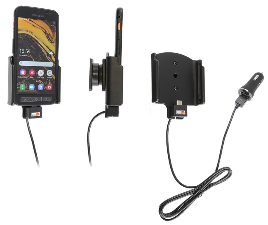 721133 Aktiv Halterung mit Zigarettenanzünder-Stecker - Samsung Galaxy Xcover 4s 1