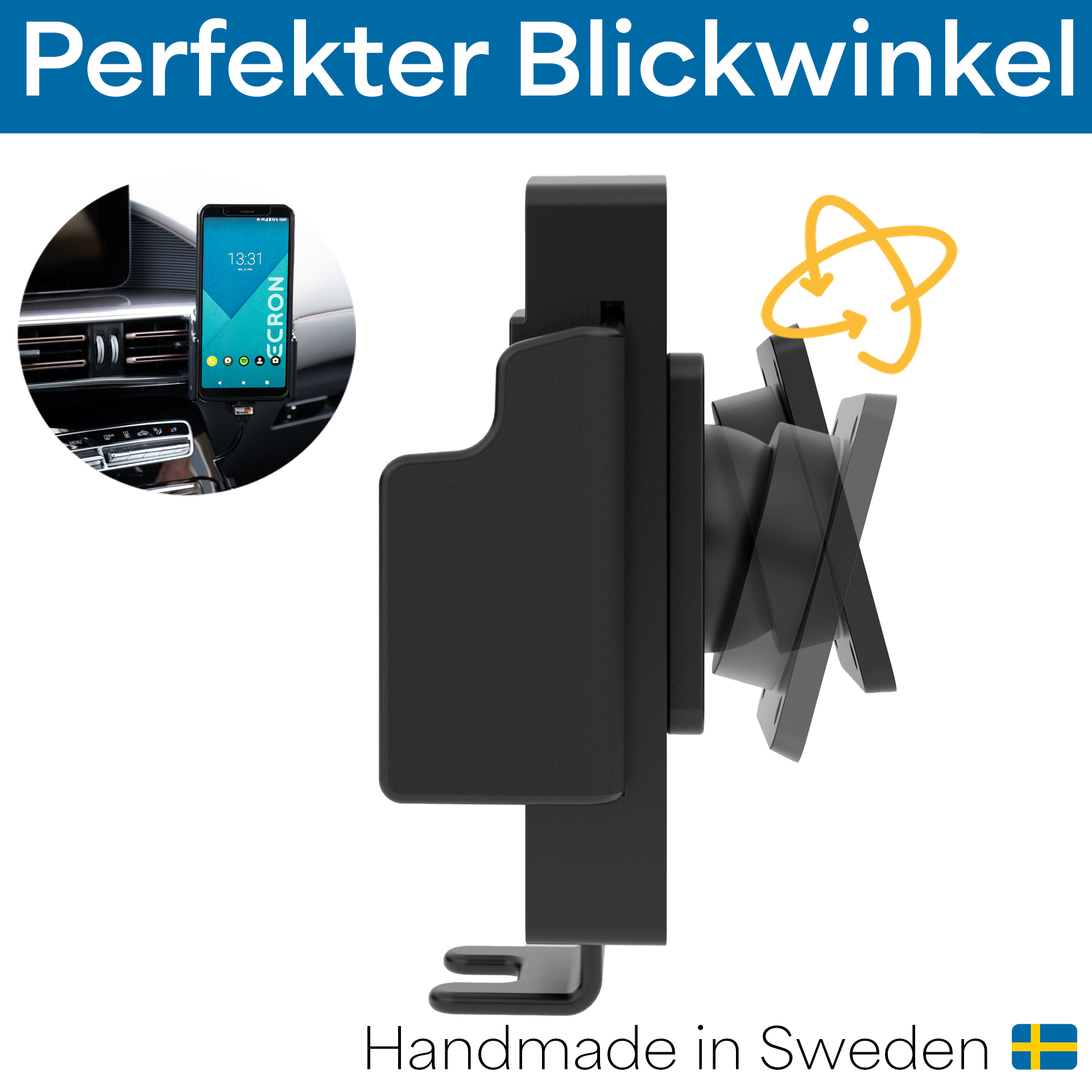 718300 Qi Aktiv Universalhalterung für Smartphones - USB-A-Kabel, Zig-Adapter 4