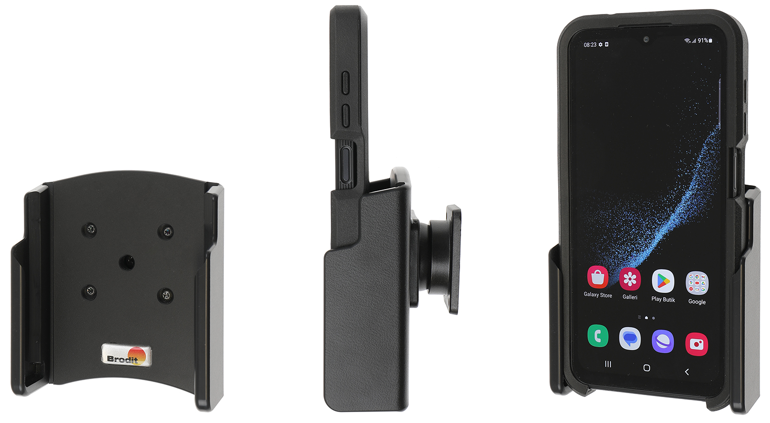 711356 Passiv Halterung mit Kugelgelenk - Samsung Galaxy Xcover 6 Pro 5