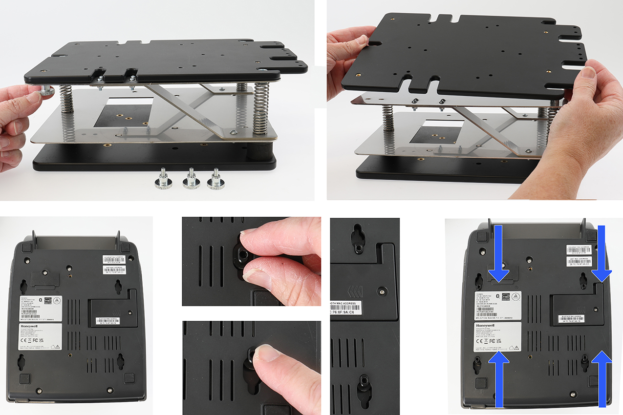 217206 Brodit Halterung für Honeywell PC45t/ PC45d - (Laubner Druckerbasis) 2