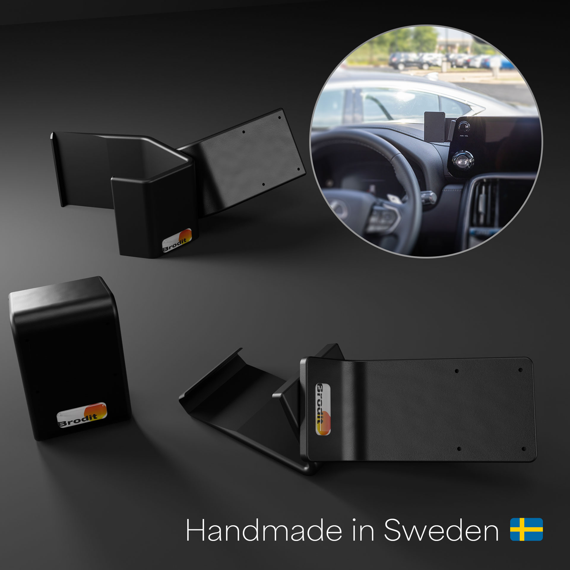 856067 Brodit ProClip für Lexus LX-Series Baujahre 2022 - 2025 - Armaturenbrett Mitte 0