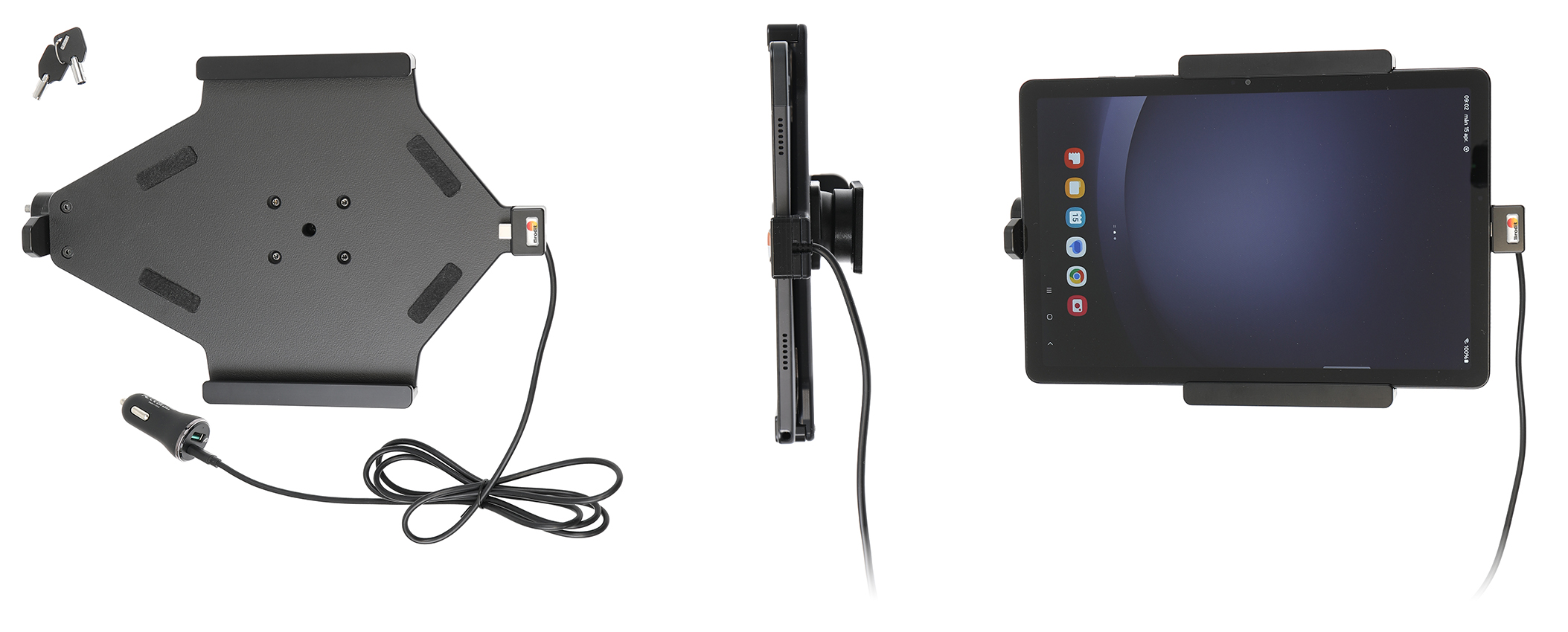 752389 Halterung mit Schlüssel-Verschluss - Samsung Galaxy Tab A9+ 11 SM-X210/SM-X215 5