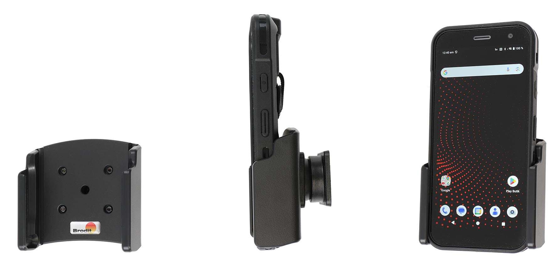 711450 Passiv Halterung mit Kugelgelenk für Honeywell CT32 (in Hülle) 6