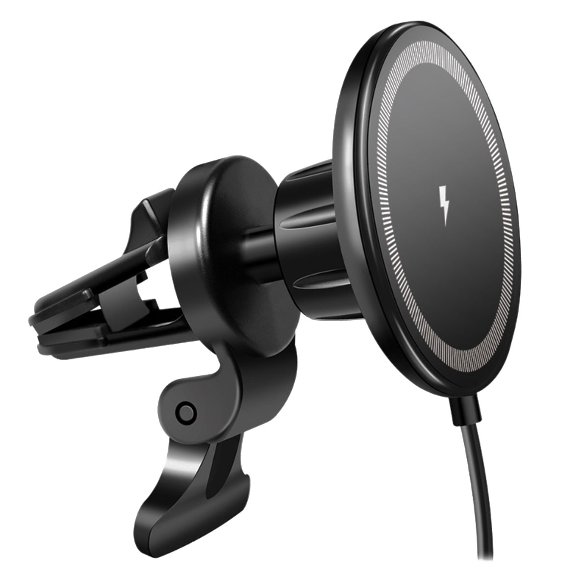 PA0333 Magnetische Kfz-Smartphonehalterung mit Ladefunktion, rund 2