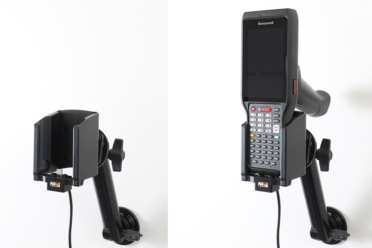 727446 Brodit Aktiv-Halterung für Honeywell CK62 zum Festanschluss, USB-C 6