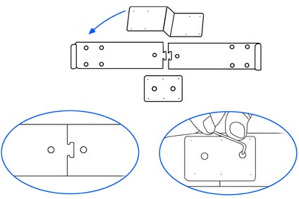 856208 Brodit ProClip für Tesla Model Y Juniper & Model Y - Baujahr 2025 ½ - 5