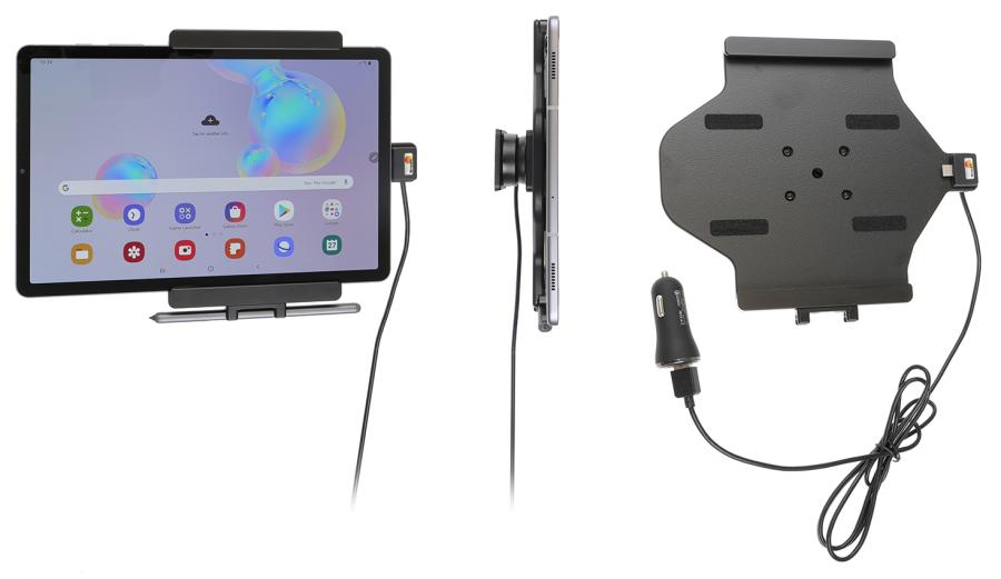 721166 Aktiv Halterung mit Zigarettenanzünder-Stecker - Samsung Galaxy Tab S6 105 SM-T860/SM-T865 1