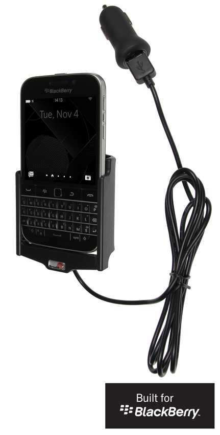 521656 Aktiv Halterung mit Zigarettenanzünder-Stecker - BlackBerry Classic 2