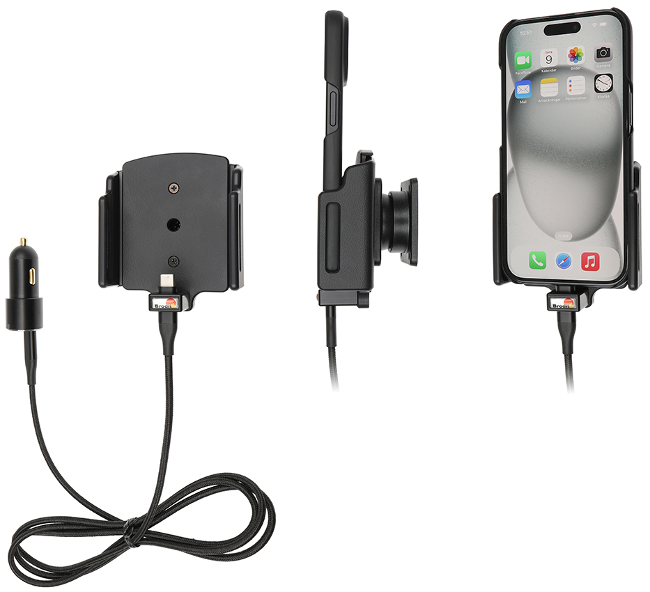 721370 Aktiv Halterung für Apple iPhone 17/17 Pro/16/16e/... - USB-C, Zig.-Adapter 9