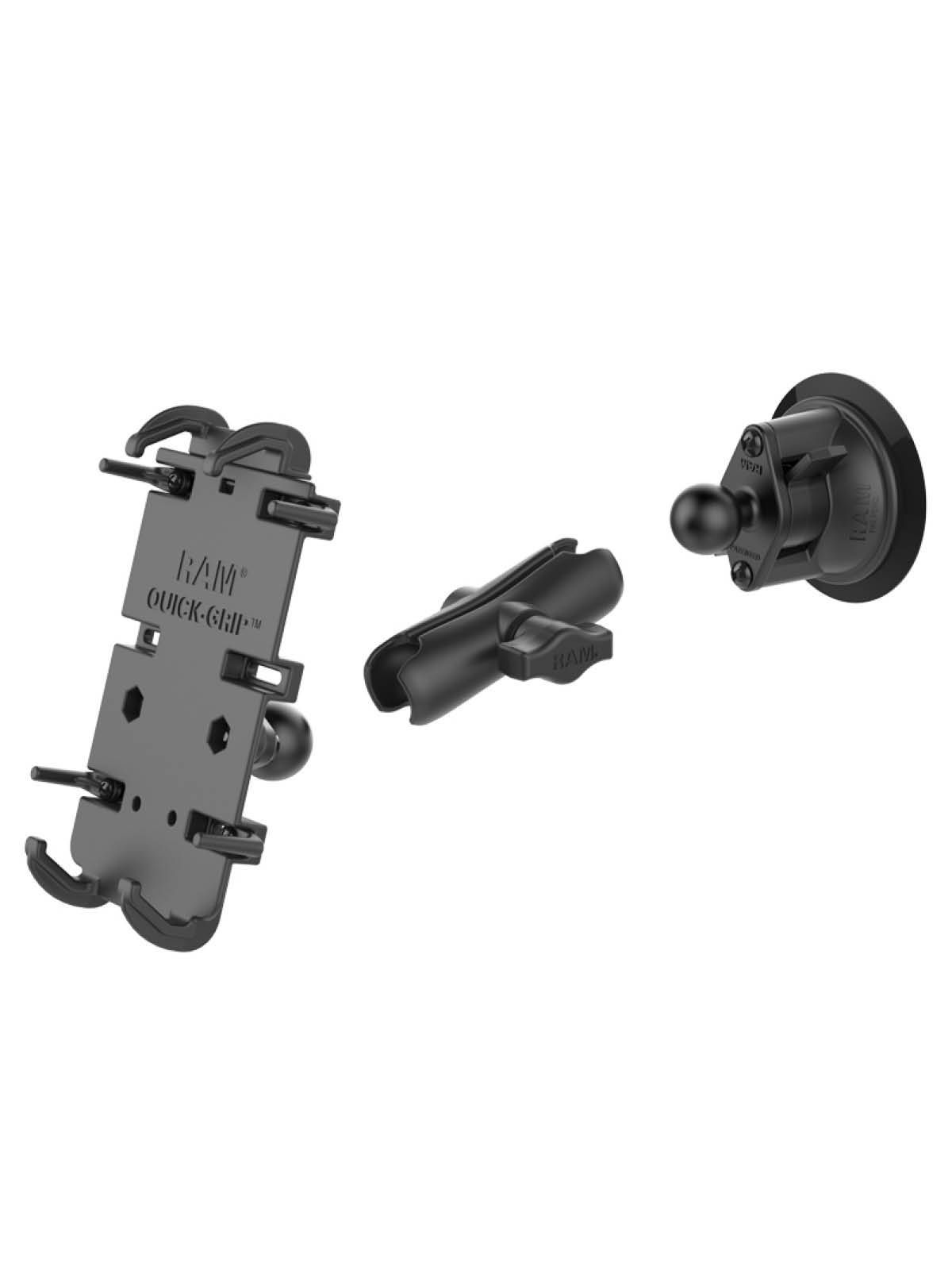 RAM Mounts Quick-Grip XL Twist-Lock Halterung für Auto und Reisen
