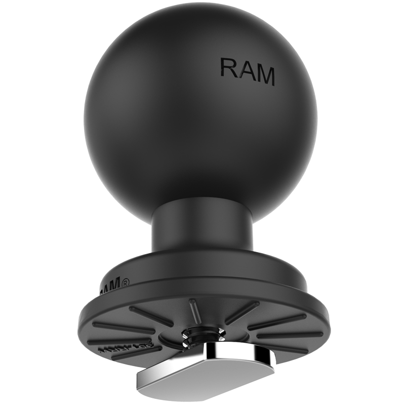 RAP-354U-TRA1 Ram Mount Track Ball C-Kugel Adapter mit T-Bolt-Befestigung für Schienensysteme 1