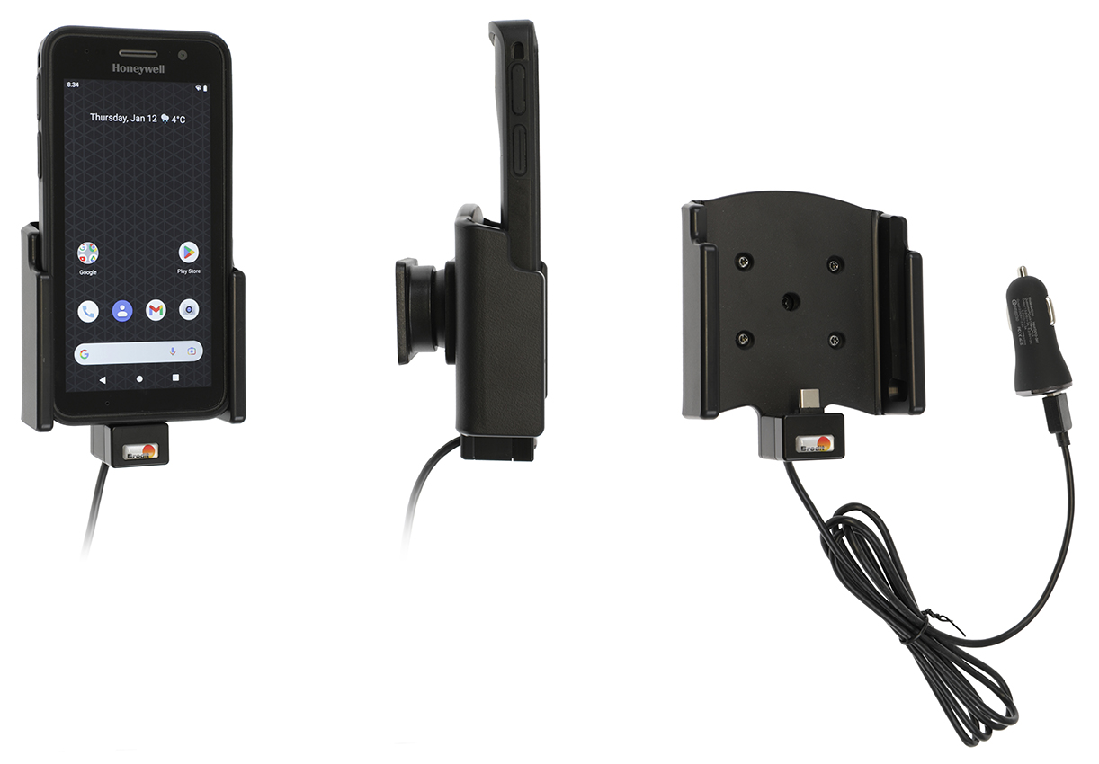 721335 Aktiv Halterung USB-C/USB-A für Honeywell CT30XP/CT37 (mit Hülle) - Zig.-Adapter 1