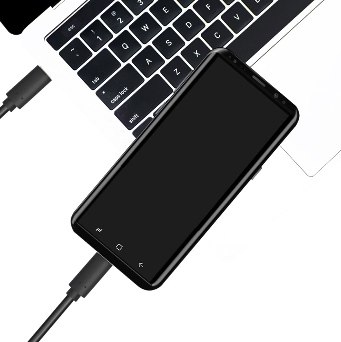 CU0128 USB 3.2 Gen2 Type-C Kabel, C/M zu C/M, E-mark, PD, 4K/60 Hz, schwarz, 0,5 m 4