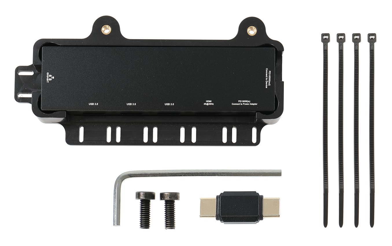 217184 4K USB-C Hub: 6 Ports mit Montageabdeckung für ModTek Dock u. USB-C-Ladeeinheite 0