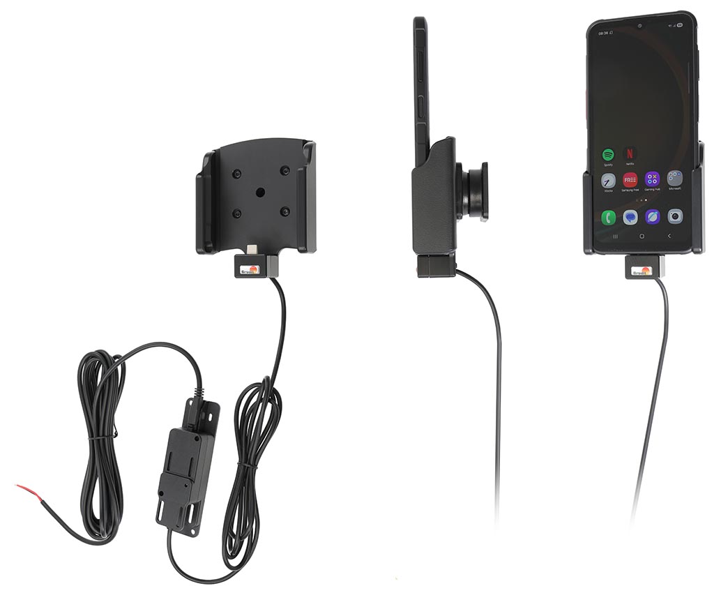 727443 Brodit Aktiv Halterung für Samsung Galaxy XCover 7 Pro - für Festeinbau 6