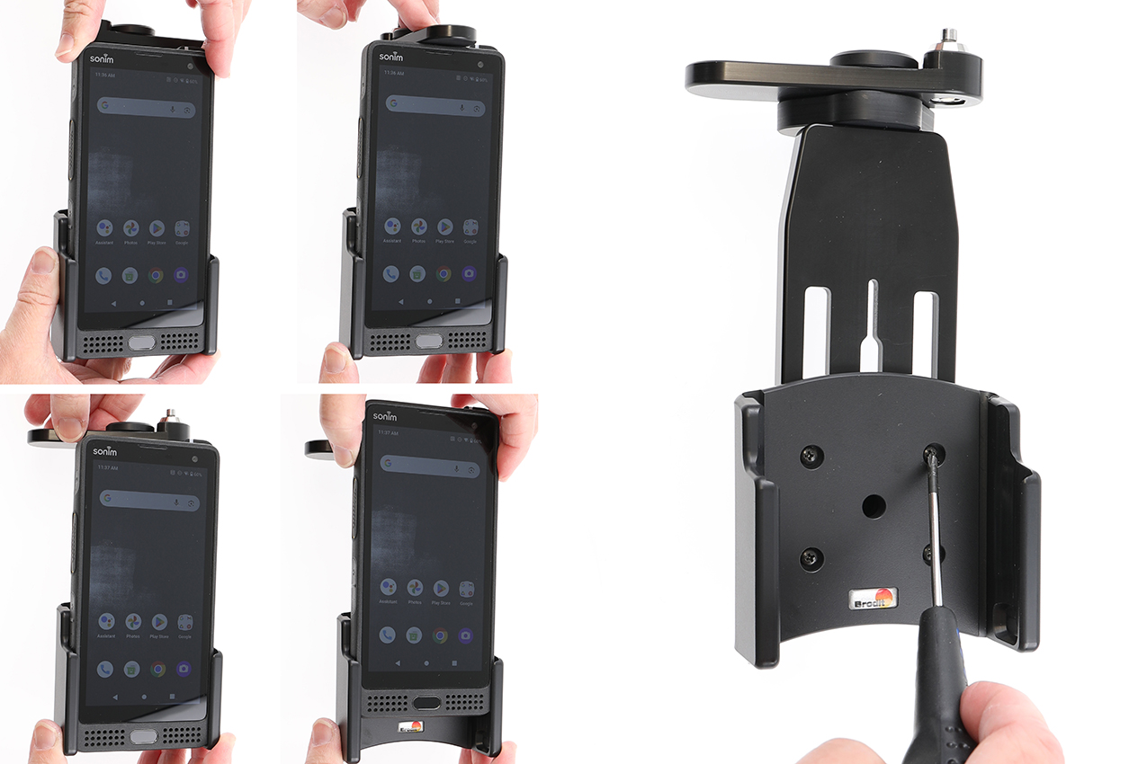 217200 Brodit Stützsystem mit Schloss für Smartphonehalterung mit Kugelgelenk (42x50mm) 5