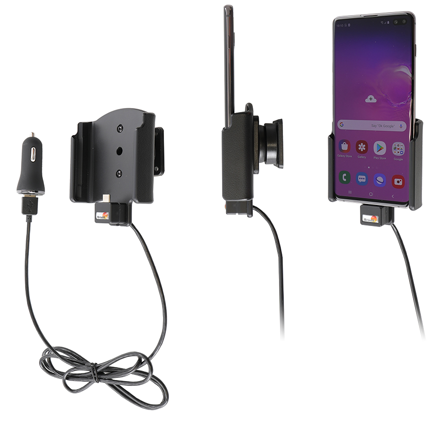 721116 Aktiv Halterung mit Zigarettenanzünder-Stecker - Samsung Galaxy S10+ 2