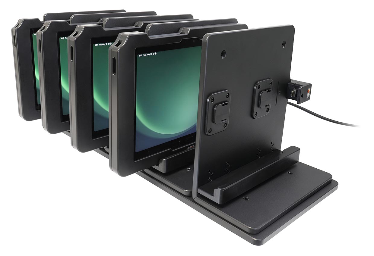 217110 Brodit ModTek Tischladestation - 5 Wege USB-C 300W für ModTek Case mit US-Kabel 0