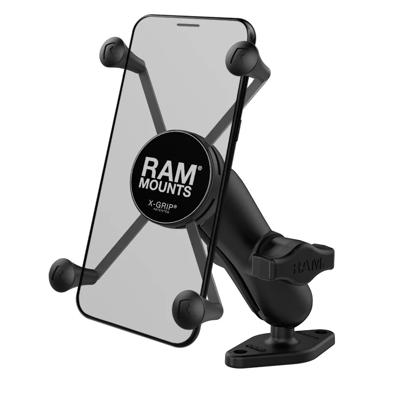 RAM-B-102-UN10U Ram Mount X-Grip Schraubhalterung für große Smartphones mit B-Arm aus Aluminium 0